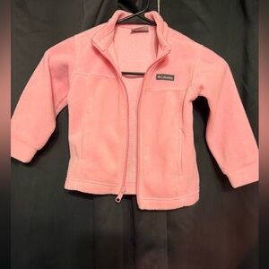 Columbia Soft Pink Fleece Jacket Toddler 3T